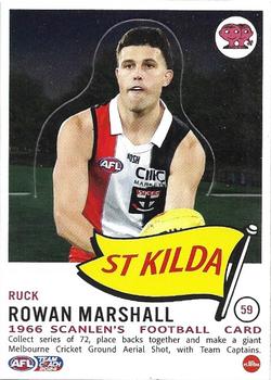 2024 AFL TeamCoach - Scanlens Die Cut #59 Rowan Marshall Front